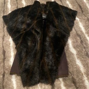 Bebe Faux Fur Vest